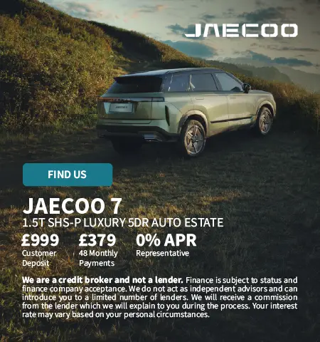 Jaecoo 7 Q3 offer 2 270826