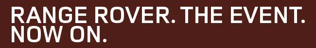 Land Rover event skinny banner