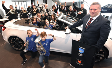 Bristol Street Motors backs Dunston Silver Band