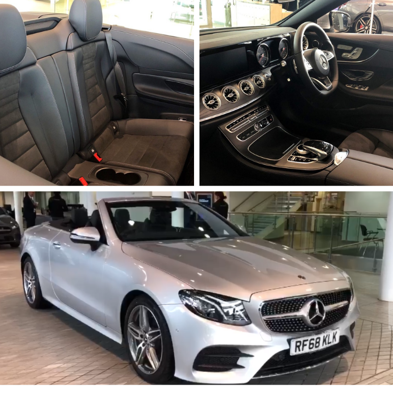 Mercedes-Benz E-Class E220D AMG Line Premium 2Dr 9G-Tronic Diesel Cabriolet