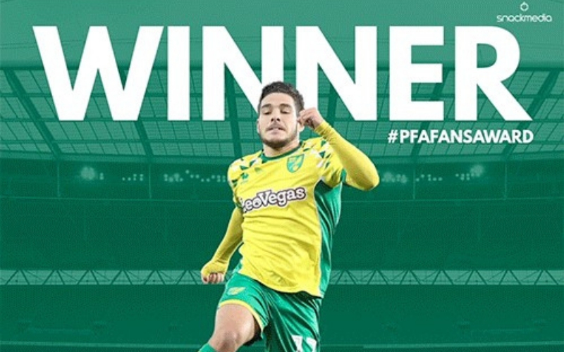 Norwich Citys Emiliano Buendia Wins Championship PFA BSM Fans Player