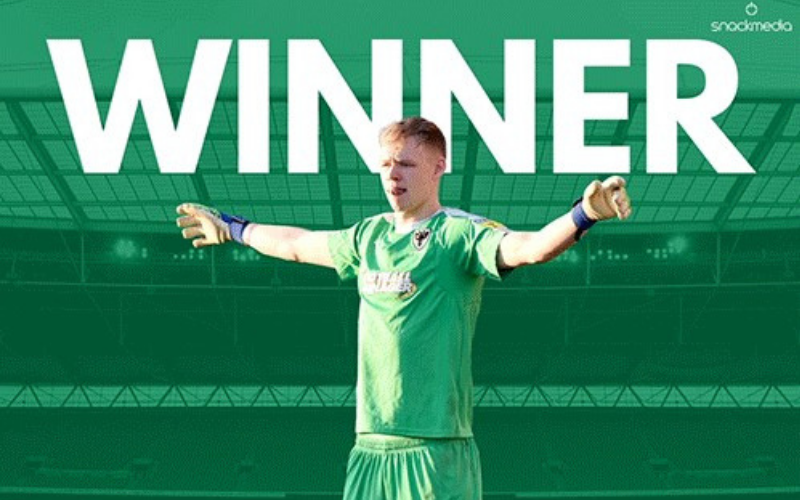 AFC Wimbledons Aaron Ramsdale Wins PFA Bristol Street Motors Fans Player