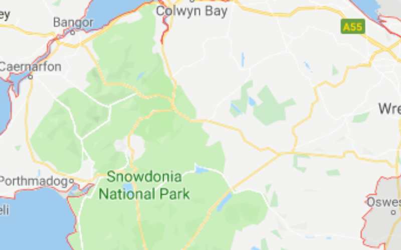 snowdonia map