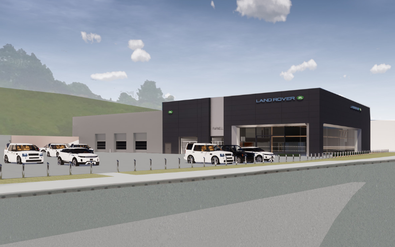 Major Investment Works Start At Farnell Land Rover Bradford