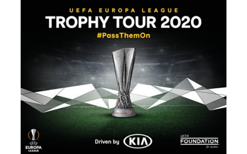 2020 UEFA Europa League Trophy Tour Driven By Kia 