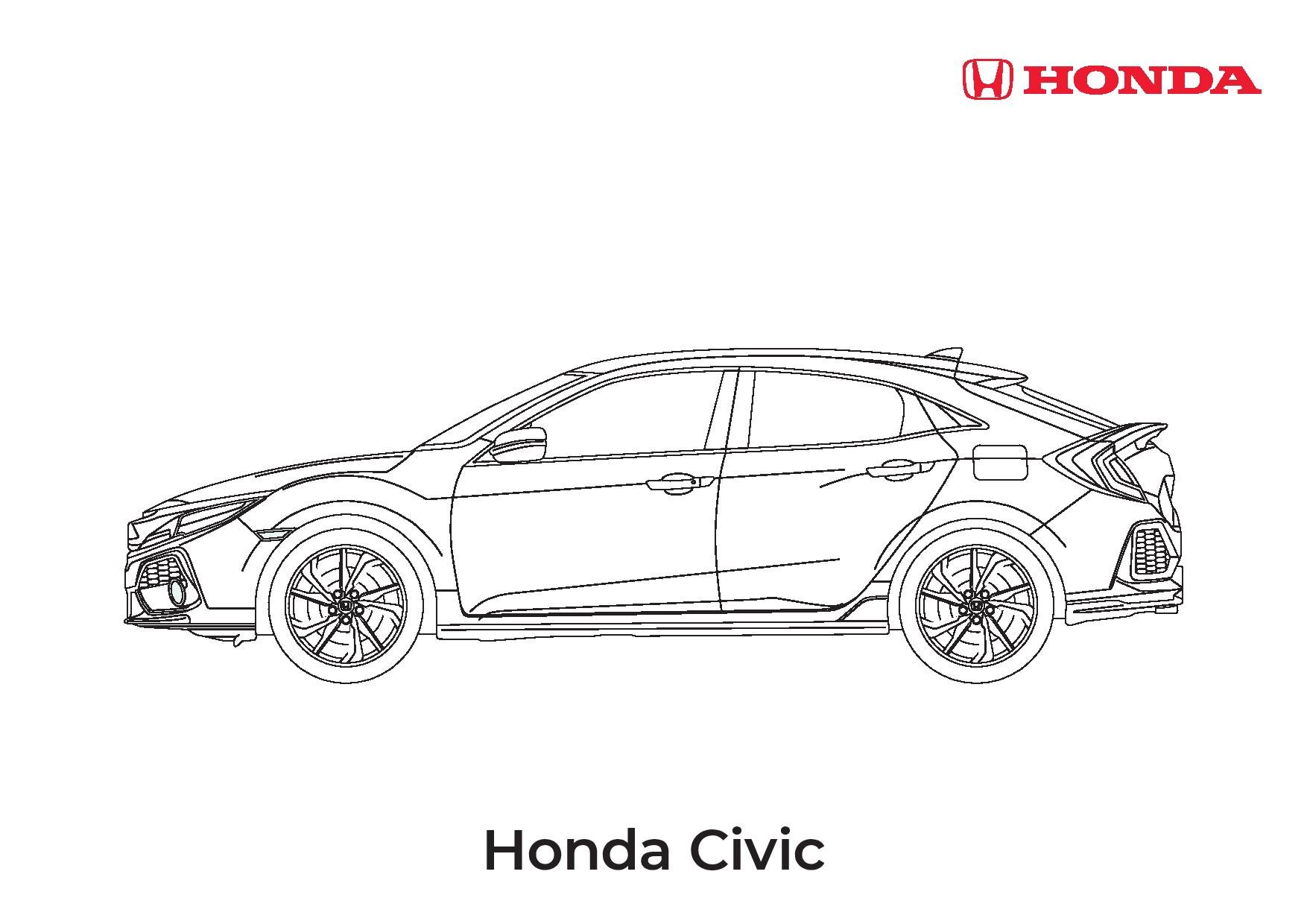 Vauxhall Astra Colouring Sheet