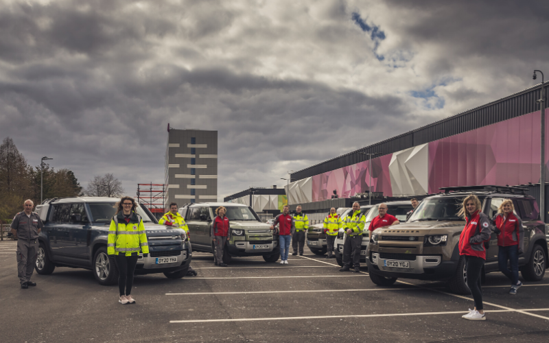 Jaguar and Land Rover Arrange Global Fleet to Help Red Cross Deliver Essentials