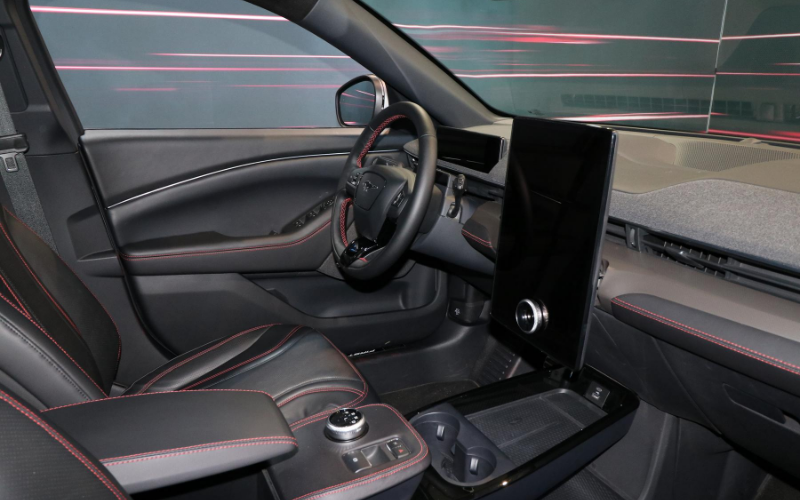 mach e interior