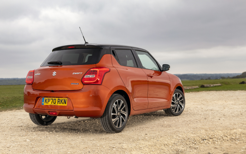 swift rear exterior