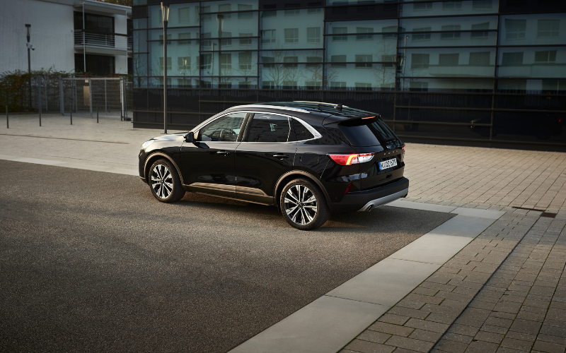 kuga hybrid back