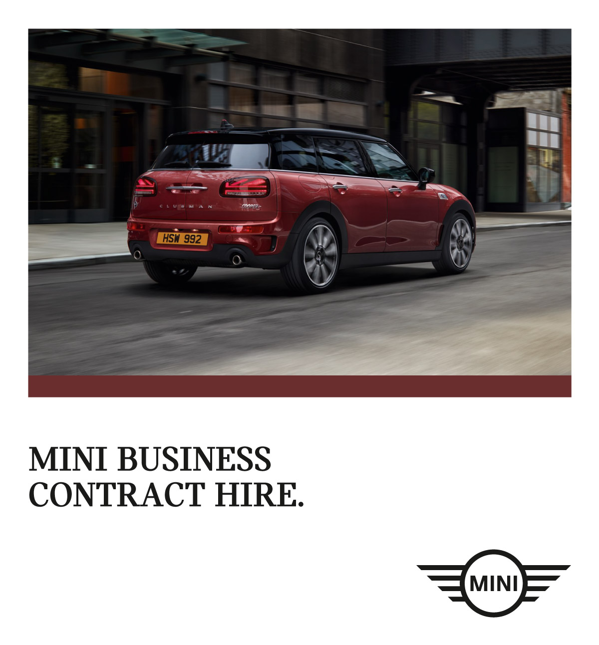 MINI Business Contract Hire BB