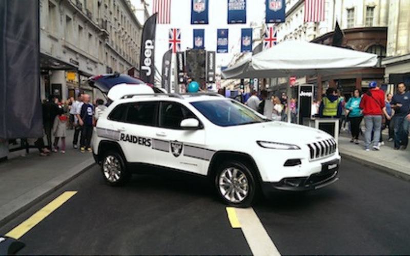 Jeep to support NFL International series in UK game 