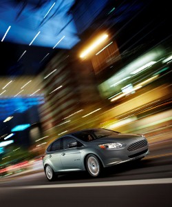 The new Ford Focus Electric. It's just like a Ford Focus, but electric!