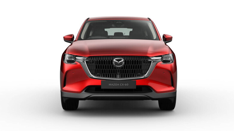 Zwart RVS Instaplijsten compatibel met Mazda CX 60 2022 'Performance